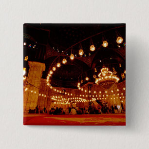 Macaron Carré 5 Cm Afrique, Egypte, Le Caire, La Mosquée Muhammad Al
