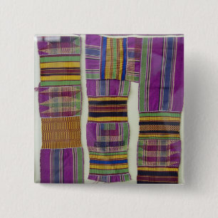 Macaron Carré 5 Cm Afrique, Ghana, Accra. Musée national, considéré