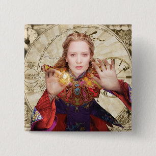 Macaron Carré 5 Cm Alice   Croyez l'impossible