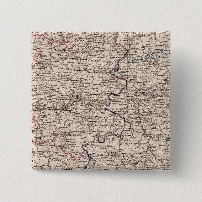 Macaron Carré 5 Cm Allemagne, Pologne (Devant)