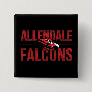 Macaron Carré 5 Cm Allendale Falcons #2
