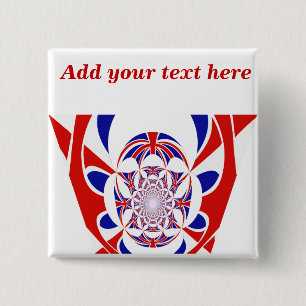 Macaron Carré 5 Cm Allez l'équipe !, #3_