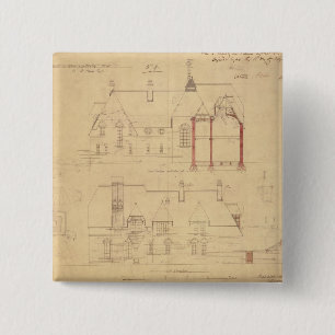 Macaron Carré 5 Cm Altitudes pour la Chambre rouge, bruyère de Bexle