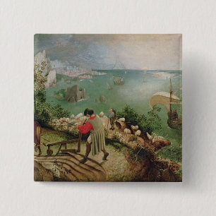 Macaron Carré 5 Cm Aménagez en parc avec l'automne d'Icare, c.1555