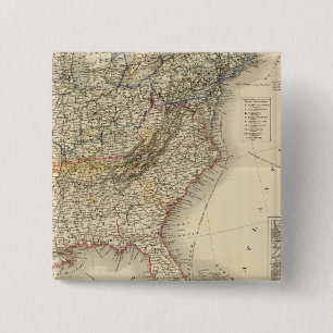 Macaron Carré 5 Cm Amérique du Nord 26