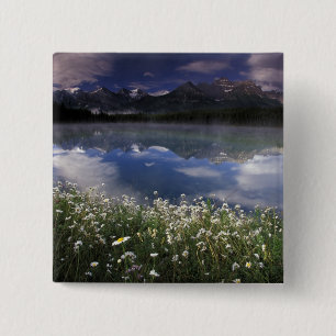 Macaron Carré 5 Cm Amérique du Nord, Canada, Alberta, Banff National