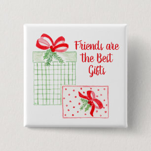 Macaron Carré 5 Cm Amis de vacances Watercolor sont les meilleurs cad