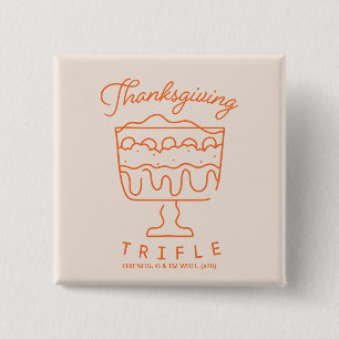 Macaron Carré 5 Cm AMIS™  Trifle de Thanksgiving