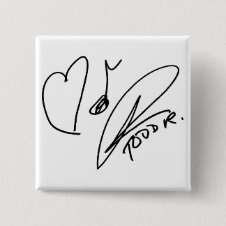 Macaron Carré 5 Cm Amour-Musique-Pin