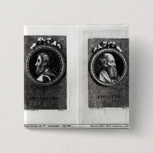 Macaron Carré 5 Cm Anaxagorus et Epictetus