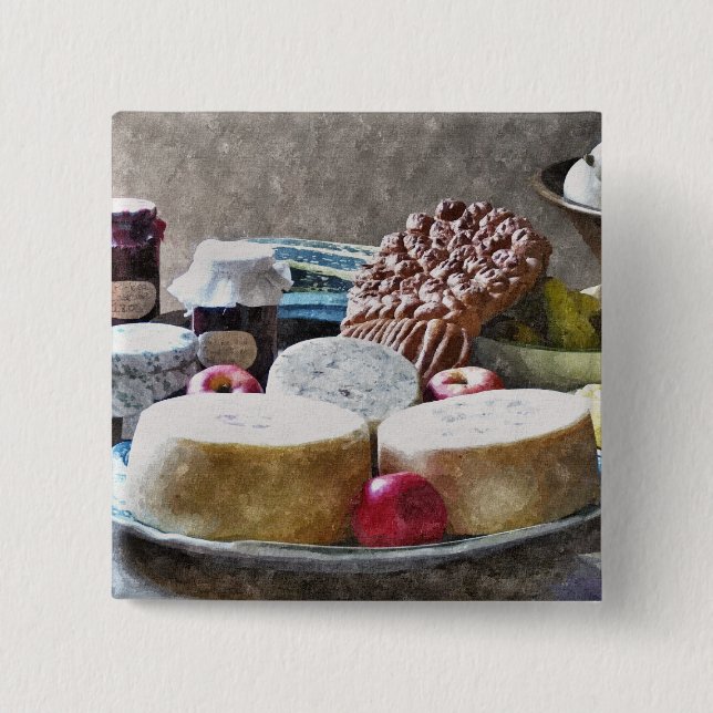 MACARON CARRÉ 5 CM ANCIENNE ANGLETERRE (Devant)