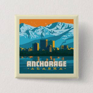 Macaron Carré 5 Cm Ancrage, Alaska