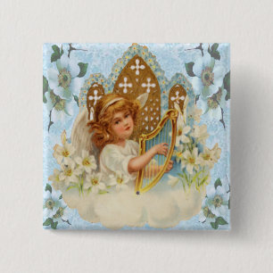 Macaron Carré 5 Cm Angel Dans Le Bouton Nuage