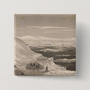 Macaron Carré 5 Cm Antarctique 2