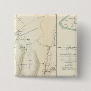 Macaron Carré 5 Cm Antietam, Suffolk, Gettysburg