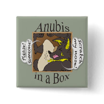 Anubis dans une boîte (yeux fermés)