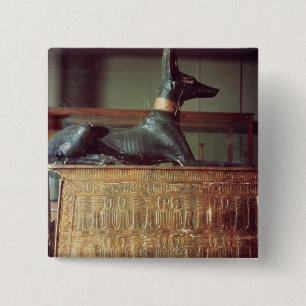 Macaron Carré 5 Cm Anubis, un dieu égyptien des morts