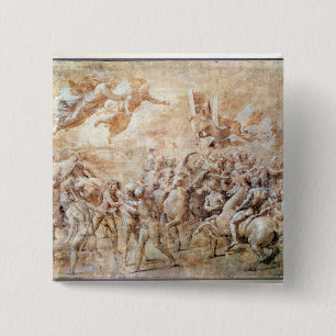 Macaron Carré 5 Cm Apparition de St Peter et de St Paul