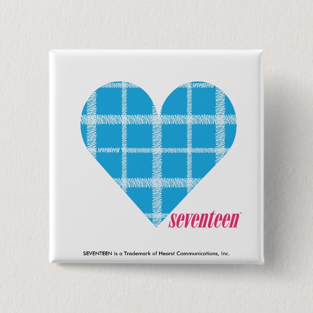 Macaron Carré 5 Cm Aqua 2 de plaid (Devant)