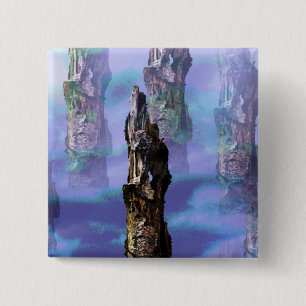 MACARON CARRÉ 5 CM ARBRES