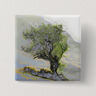 MACARON CARRÉ 5 CM ARBRES