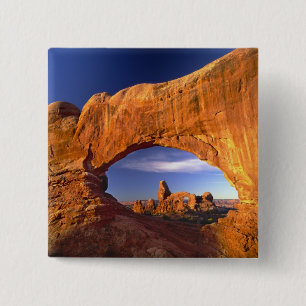 Macaron Carré 5 Cm Arc de Turret, Parc national des Arches, Utah, Éta