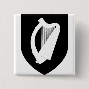 Macaron Carré 5 Cm Armoiries de l'Irlande