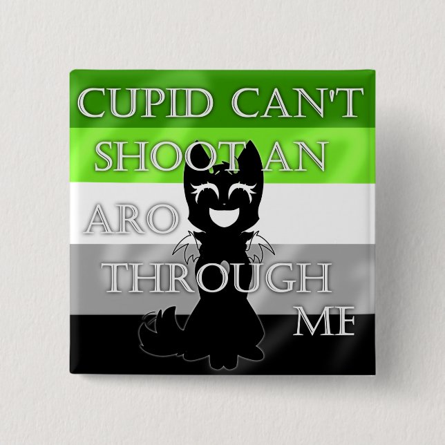 Macaron Carré 5 Cm Aro Pin hybride (Devant)