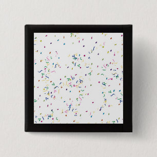 Macaron Carré 5 Cm Arrière - plan blanc Confetti