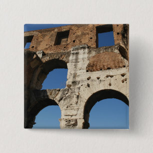 Macaron Carré 5 Cm Art romain. Le Colosseum ou Flavien 5