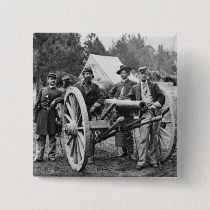 Macaron Carré 5 Cm Artillerie de guerre civile, 1860s