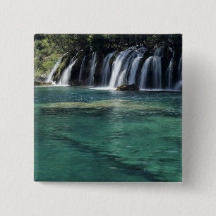 Macaron Carré 5 Cm Asie, Chine, province du Sichuan, Jiuzhaigou