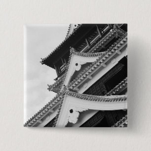 Macaron Carré 5 Cm Asie, Japon, Kumamoto. Détail du Kumamoto,