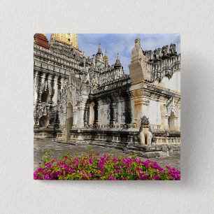 Macaron Carré 5 Cm Asie, Myanmar (Birmanie), Bagan (païen). L'Ananda