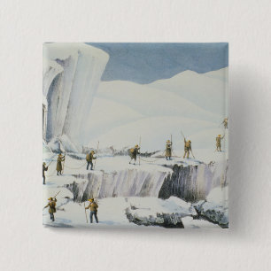 Macaron Carré 5 Cm Aspect fréquent de la glace avec des ponts de Sno