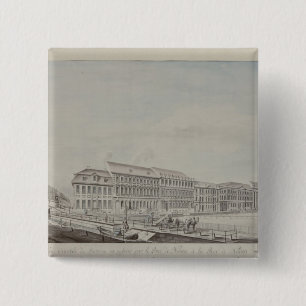 Macaron Carré 5 Cm Aspect occidental de Wilhelmsplatz, c.1773