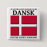 Assez chanceux pour être bouton danois Dansk
