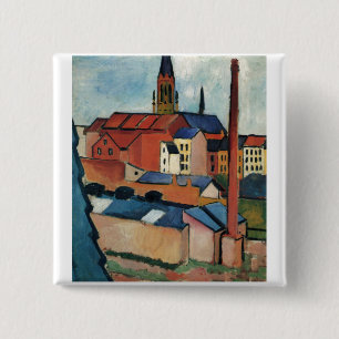 Macaron Carré 5 Cm August Macke - Chambres de Bonn et huile de la