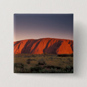 Macaron Carré 5 Cm Australie, parc national d'Uluru. Uluru ou