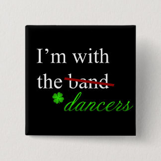 Macaron Carré 5 Cm Avec le bouton 1 de danseurs