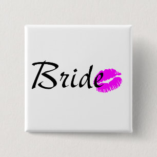 Macaron Carré 5 Cm Baiser de jeune mariée