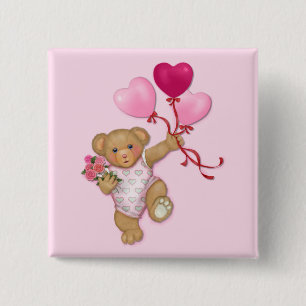 Macaron Carré 5 Cm Balloon Teddy