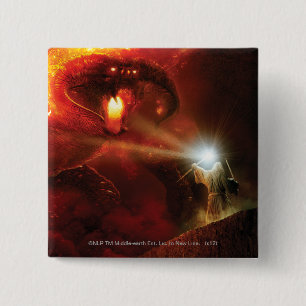 Macaron Carré 5 Cm Balrog contre GANDALF™