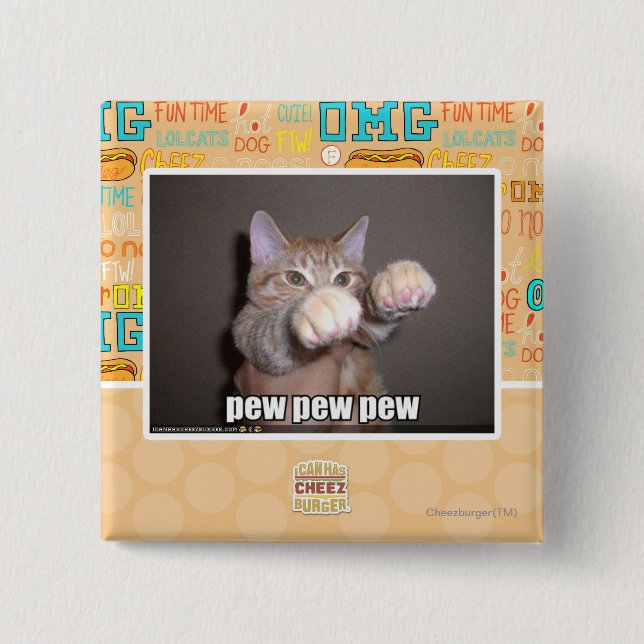 Macaron Carré 5 Cm Banc de banc de banc (Devant)