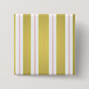 Macaron Carré 5 Cm Bandes dorées et roses