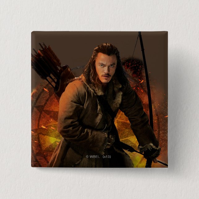 Macaron Carré 5 Cm BARD THE BOWMAN™ Graphic (Devant)