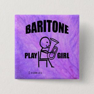 Macaron Carré 5 Cm Baritone Play Girl
