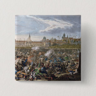 Macaron Carré 5 Cm Bataille de Leipzig, le 19 octobre 1813