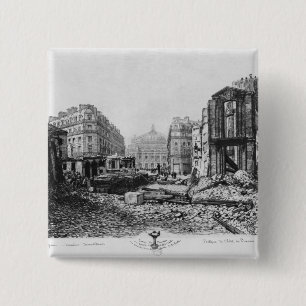 Macaron Carré 5 Cm Bâtiment d'avenue de l'Opera 2