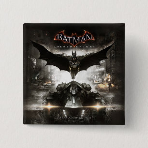 Macaron Carré 5 Cm Batman Arkham Knight Key Art